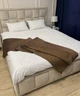 Велюровое двустороннее покрывало Декор Chocolate 150х220 Полуторный Шоколад - изображение 8