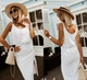 Fashions • Сарафан з розрізом Ауріка Fashions 42-44 білий (9321-фг) - зображення 3