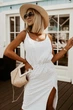Fashions • Сарафан з розрізом Ауріка Fashions 42-44 білий (9321-фг) - зображення 5