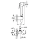 Grohe Комплект гігієнічного душу Tempesta-F Trigger Spray (27514001) - зображення 2
