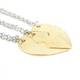 Кулон парный Best bitches dongsheng jewelry для троих подруг Серебристый - изображение 3
