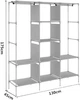 Складной тканевый шкаф Storage Wardrobe на 3 секции Светло-коричневый (2000992416191) - изображение 3