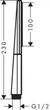 Ручний душ HANSGROHE RAINFINITY 26867700 - зображення 2