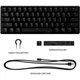 Клавіатура HyperX Alloy Origins 60 Black (4P5N0AA) - зображення 10