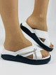 Женские шлепанцы Evromoda 39 Белый 3006 - изображение 1