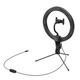 Кольцевая USB светодиодная LED лампа + настольная подставка Baseus Live Stream Holder-table Stand 24.5см черный (CRZB10-A01) - изображение 6