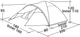 Палатка трехместная Easy Camp Quasar 300 Steel Blue (929567) - изображение 2