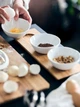 Піднос з 3 мисками IKEA TYNGDLÖS бамбук, білий (404.841.09) - зображення 6