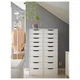 Комод ALEX на 9 ящиков IKEA 904.861.39 белый - изображение 3