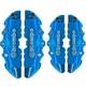 Декоративные накладки на тормозные суппорта Brembo ABS пластик 4 шт М Синие - изображение 1