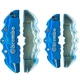 Декоративные накладки на тормозные суппорта Brembo ABS пластик 4 шт М Синие - изображение 4