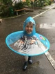 Зонтик-дождевик Свинка Пеппа 2-6 лет 92-128 см Голубой - изображение 2