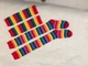 Гетри Руки+Ноги Home Socks 35-40 Райдужні Червоні - зображення 2