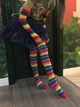 Гетри Руки+Ноги Home Socks 35-40 Райдужні Червоні - зображення 3