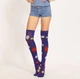 Заколінки-гольфіни Home Socks 35-40 Горох Фіолетові - зображення 1