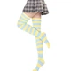 Чулки-заколенки Home Socks 35-40 Широкая полоска Желто-голубые - изображение 2