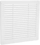 Решетка вентиляционная накладная пластиковая с сеткой AirRoxy 200x200 white белая 02-319 - изображение 3