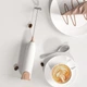 Электрический вспениватель молока Капучинатор Lecot 1501 Milk Frother Бело-бежевый - изображение 2
