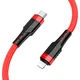 Кабель USB Borofone BU35, Type-C to Lightning, PD20W, 1.2m, красный - изображение 2