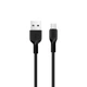 Кабель Hoco X20 USB to MicroUSB 2m чорний - зображення 1