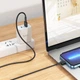 Кабель Hoco X83 USB to Lightning 1m чорний - зображення 2
