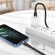 Кабель USB Borofone BU35, USB to Lightning, 2.4А, 1.2m, чорний - зображення 5