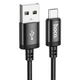 Кабель Hoco X91 USB to MicroUSB 3m чорний - зображення 3