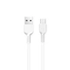 Кабель Hoco X20 USB to Type-C 3m білий - зображення 1