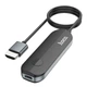 Адаптер перехідник Hoco UA23 4K HDMI to Lightning (F) 1m чорний - зображення 1