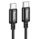 Кабель Hoco X91 Type-C to Type-C PD 60W 3m черный - изображение 3