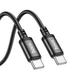 Кабель Hoco X91 Type-C to Type-C PD 60W 3m черный - изображение 5