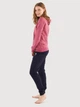Пижама (кофта + штаны) женская хлопковая U.S. Polo Assn 16812 S Rose (8680557380545) - изображение 3