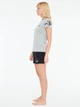 Пижама (футболка + шорты) женская больших размеров U.S. Polo Assn 16860 XL Grey Melange (8680557396898) - изображение 2