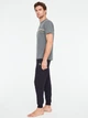 Пижама (футболка + штаны) мужская хлопковая U.S. Polo Assn 18688 XL Темно-синий/Серый (8680557403497) - изображение 2