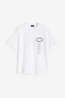 Футболка с принтом H&M Relaxed Fit XXXL белый 0967955056 - изображение 6