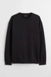 Світшот H&M Loose Fit XXXL чорний 0970818001 - изображение 5