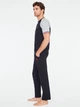 Пижама (футболка + штаны) мужская хлопковая U.S. Polo Assn 18668 S Темно-синий/Серый (8680557401998) - изображение 3