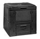 Садовий компостер пластиковий Keter E-Composter 470L чорний, без основи (17186236) - зображення 2