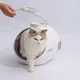 Сумка- переноска для собак и кошек с вентиляцией и подсветкой пластиковая 49 х 32 х 30 см Белая - изображение 3
