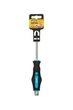 Отвёртка ударная крестовая магнитная MASTERTOOL GM EXTERNAL HEX PH2х100 мм ручка с TPR покрытием (49-6210) - изображение 7