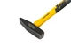 Молоток слюсарний MASTERTOOL 500 г HRC50 рукоятка фібергласова 300 мм 02-0905 - зображення 3