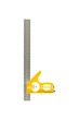 Кутник столяра комбінований MASTERTOOL 300 мм з капсулою AL-SS 30-3510 - изображение 2