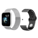 Смарт годинник Smart Watch T80S, два браслети, температура тіла, тиск, оксиметр - зображення 1