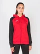 Спортивная кофта женская Joma Academy IV 901336.601 S Красная с черным (8424309457570) - изображение 1