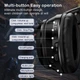 Беспроводные игровые наушники с кошачьими ушками Onikuma B90 с RGB подсветкой Bluetooth наушники для стриминга Черный - изображение 6