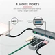 Концентратор Halyx Type-C to 4-Port USB-A 3.2 Grey Trust (24948_TRUST) - зображення 9