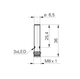 Индуктивный датчик приближения Ø 6.5mm (Диаметр), PNP/NC 200 mA, Sn=2mm, IFRM 06P37A3/S35L Baumer - изображение 2