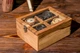 Деревянная шкатулка для часов со стеклянной крышкой от ecoWalnut Коричневый 180x141x82 мм - изображение 6