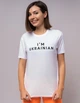 Футболка жіноча трикотажна з крутим патріотичним написом I'm ukrainian 3XL біла - зображення 1