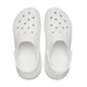 Сабо на высокой платформе Crocs Classic Crush Clog 37 р 23.2-24 см Белые 207521-M5/W7 White - изображение 3
